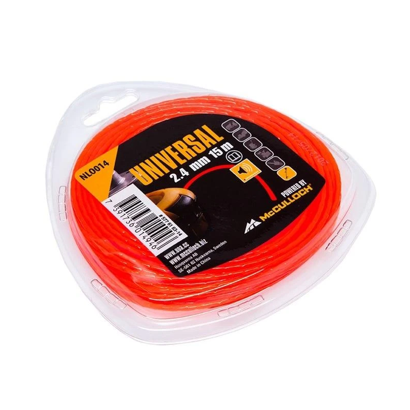 Trimmera aukla 2.4mmx15m