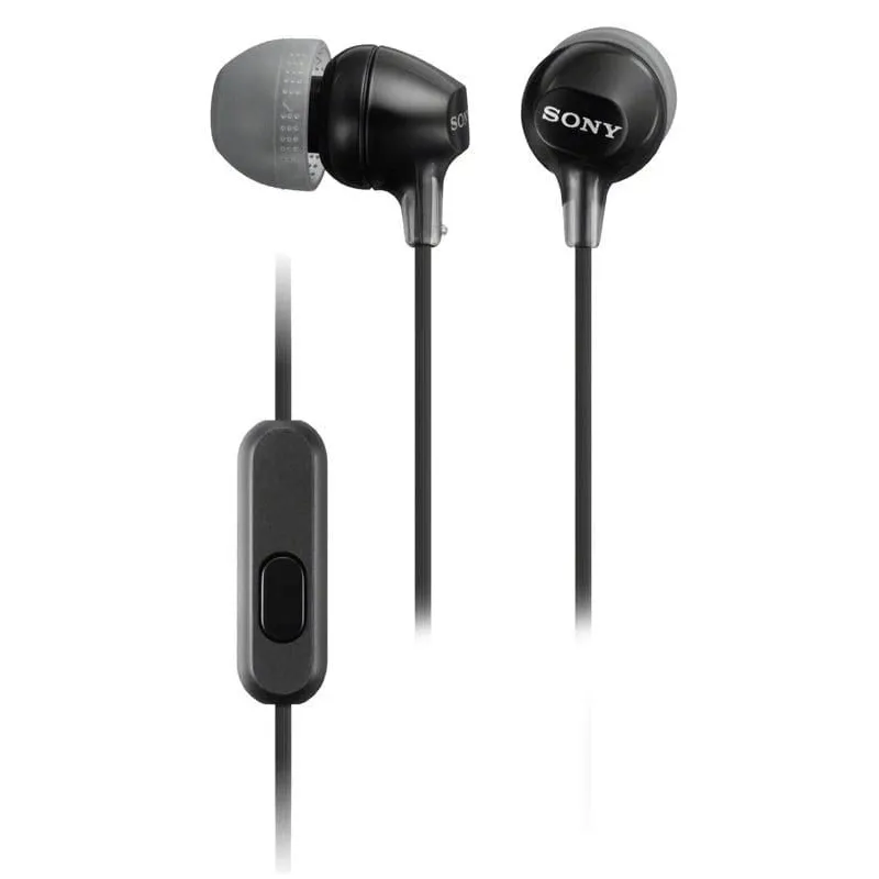 Vadu austiņas Sony MDR-EX15AP MDREX15APB.CE7, melna krās.