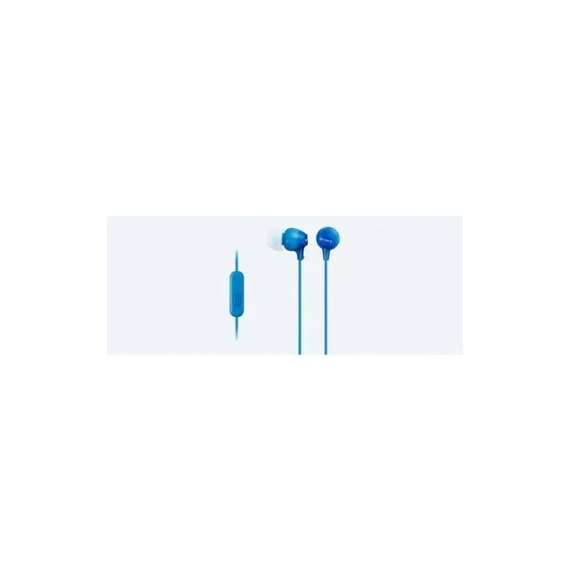 Vadu austiņas Sony MDR-EX15AP, zila krās.