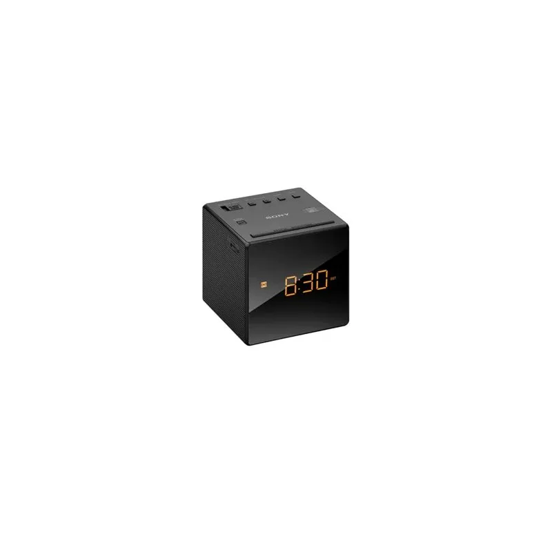 Radio modinātājs Sony ICF-C1, melna krās.