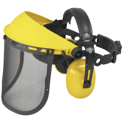 Austiņas ar sieta vizieri