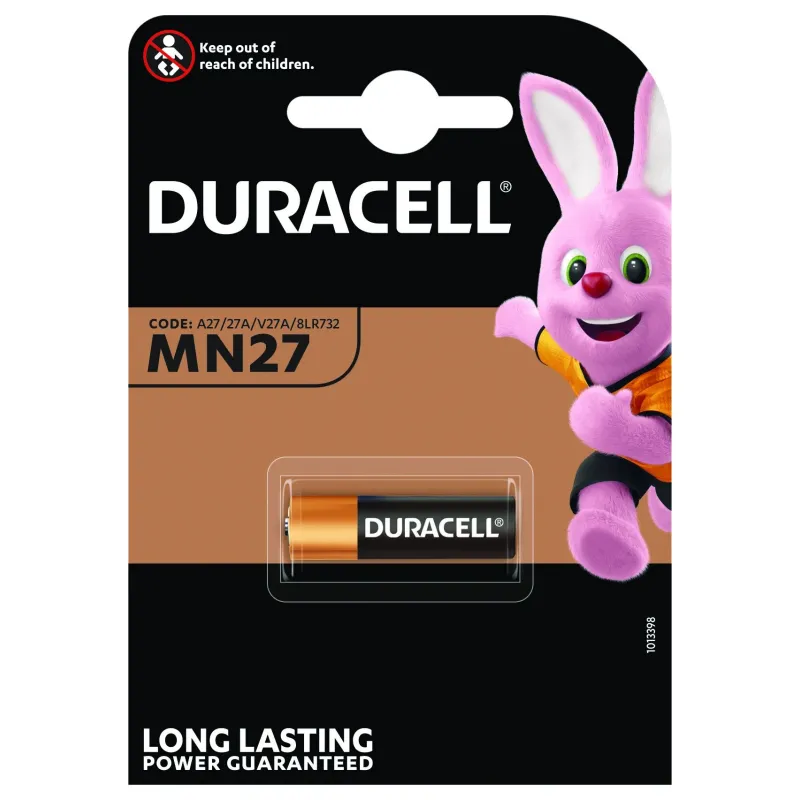 Elements Duracell Alkaline Long Lasting Power Batteries MN27