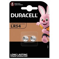 Baterijas duracell electronics lr54 2gab