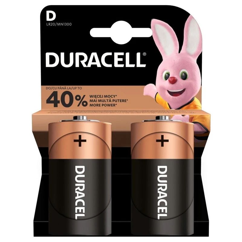 Baterijas duracell c&b mn1300 d b2