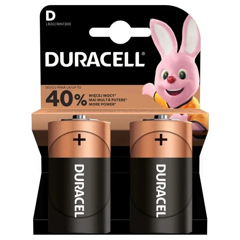 Baterijas duracell c&b mn1300 d b2