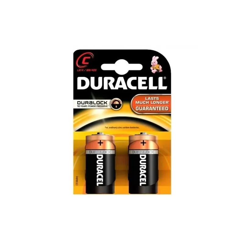 Baterijas Duracell MN 1400 Basic C, LR14