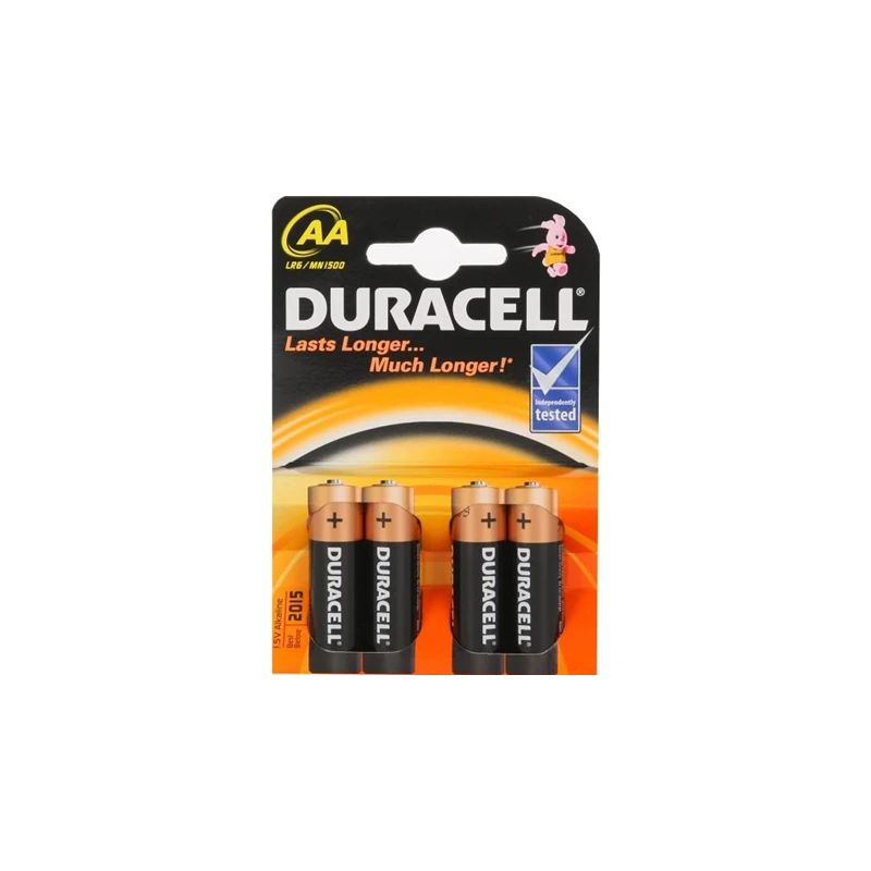 Baterijas duracell c&b aa b4