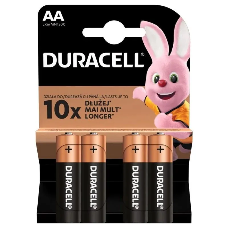 Baterijas Duracell AA-LR06, AA, 1.5 V