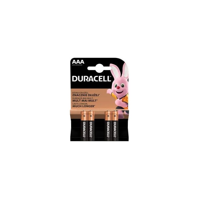 Baterijas Duracell MN2400. AAA. 1.5 V. 4 gab.