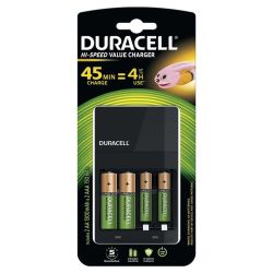 Rechargeable Battery Charger Duracell+2AAA+2AA Rechargeable Batteries
