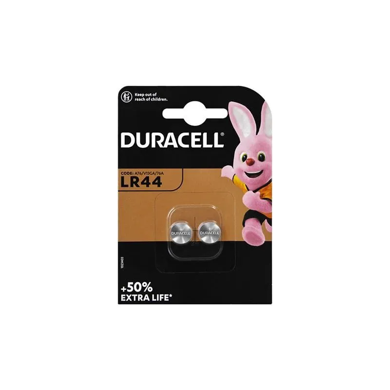 Elementai Duracell LR44, 2 vnt.