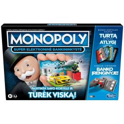 MONOPOLY Board game Super Electronic banking ,In Lithuanian lang.,