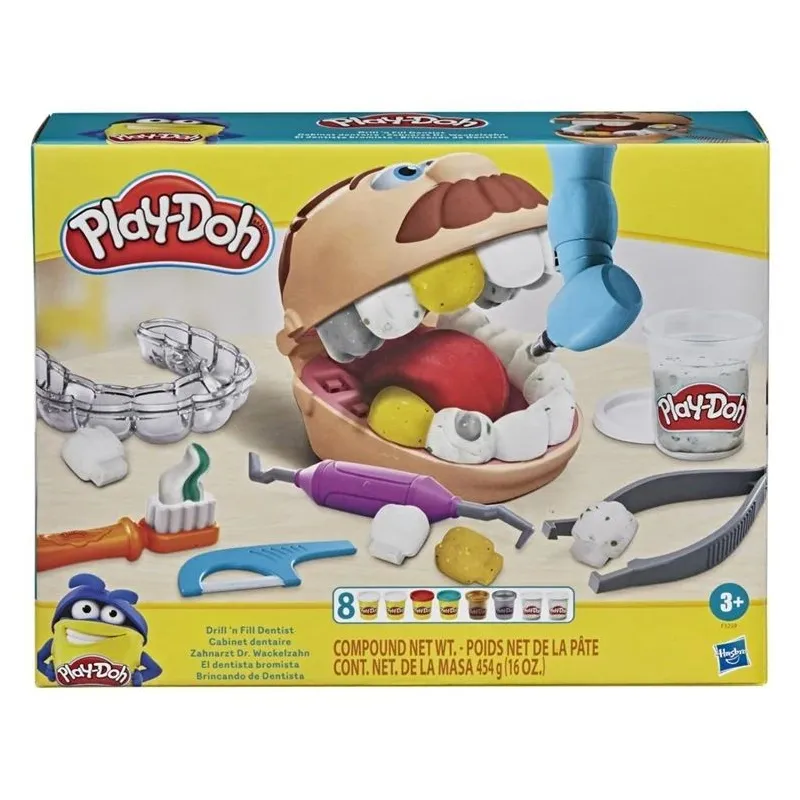 Voolimismass Hasbro Play-Doh Dentist, mitmevärviline
