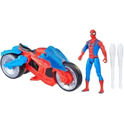 Комплект Hasbro Spiderman Web Blast Cycle F6899, 10 см, синий цв.-красный цв.