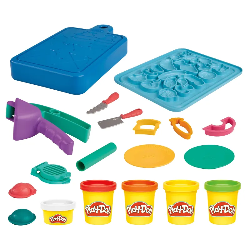 Plastilīna komplekts Hasbro Play-Doh Little Chef Starter Set, daudzkrāsaina