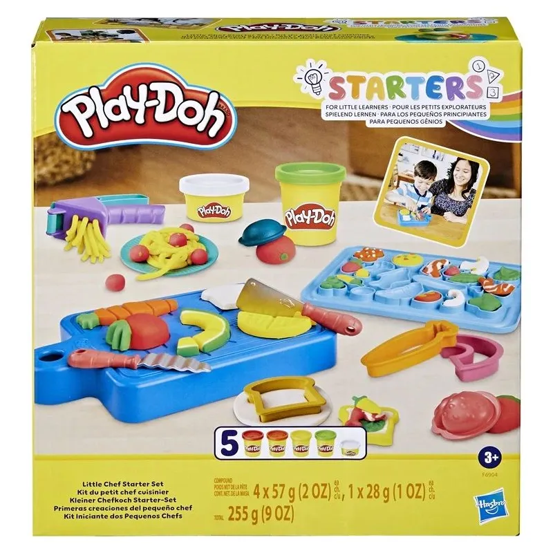 Plastilīna komplekts Hasbro Play-Doh Little Chef Starter Set, daudzkrāsaina