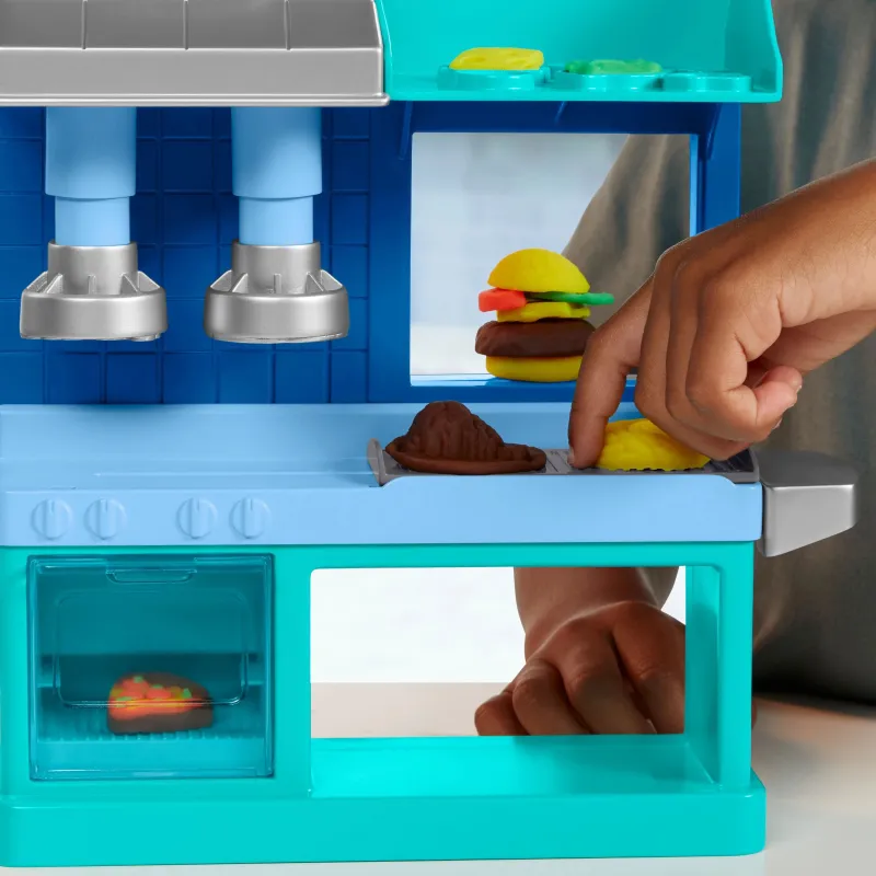 Plastilino rinkinys Hasbro Play-Doh Chef's Restaurant Playset, įvairių spalvų