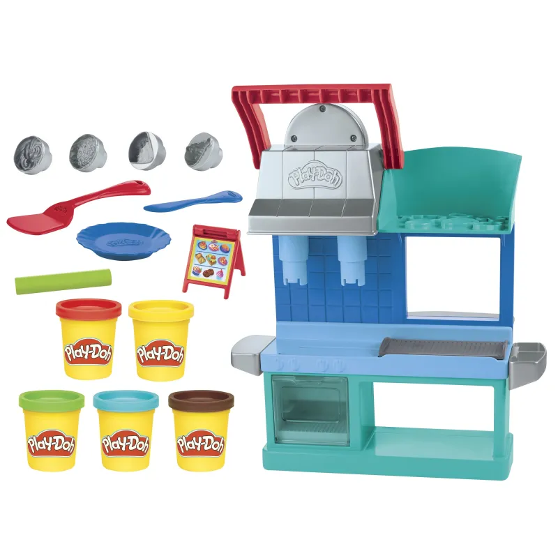 Plastilino rinkinys Hasbro Play-Doh Chef's Restaurant Playset, įvairių spalvų