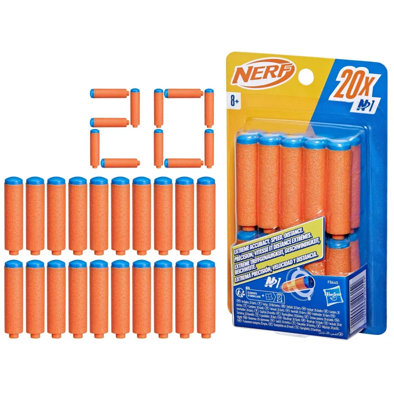 Mänguasjade kuulide komplekt Hasbro Nerf F8640, 10.48 cm Mitmevärviline