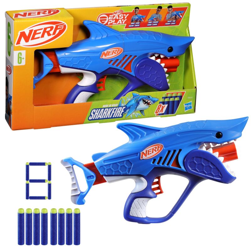 Rotaļu ierocis ar lodēm Nerf BLASTER SHARKFIRE F8645