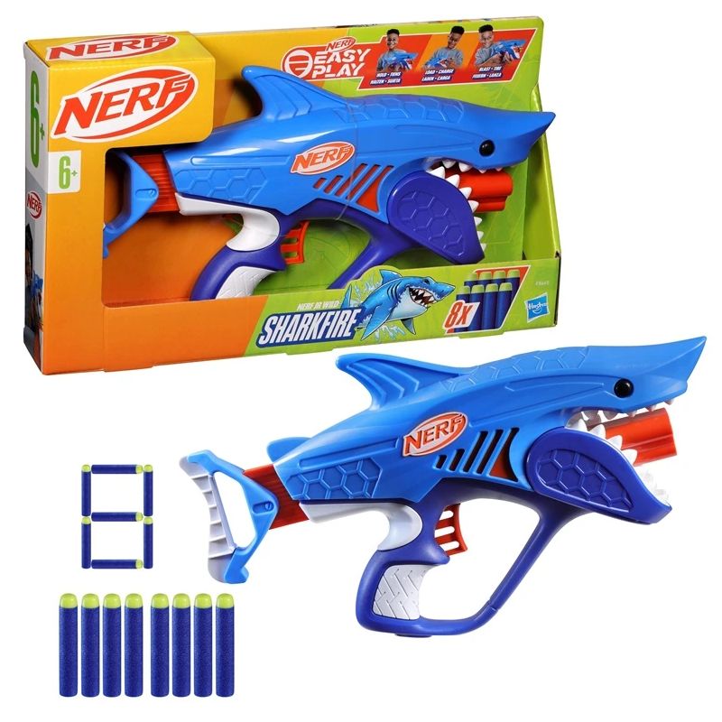 Rotaļu ierocis ar lodēm Nerf BLASTER SHARKFIRE F8645