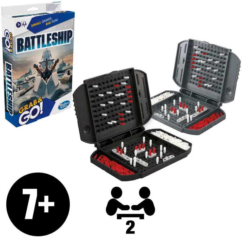 Stalo žaidimas - Hasbro Gaming Laivų mūšis Grab&Go F8252BAL, LT LV EE