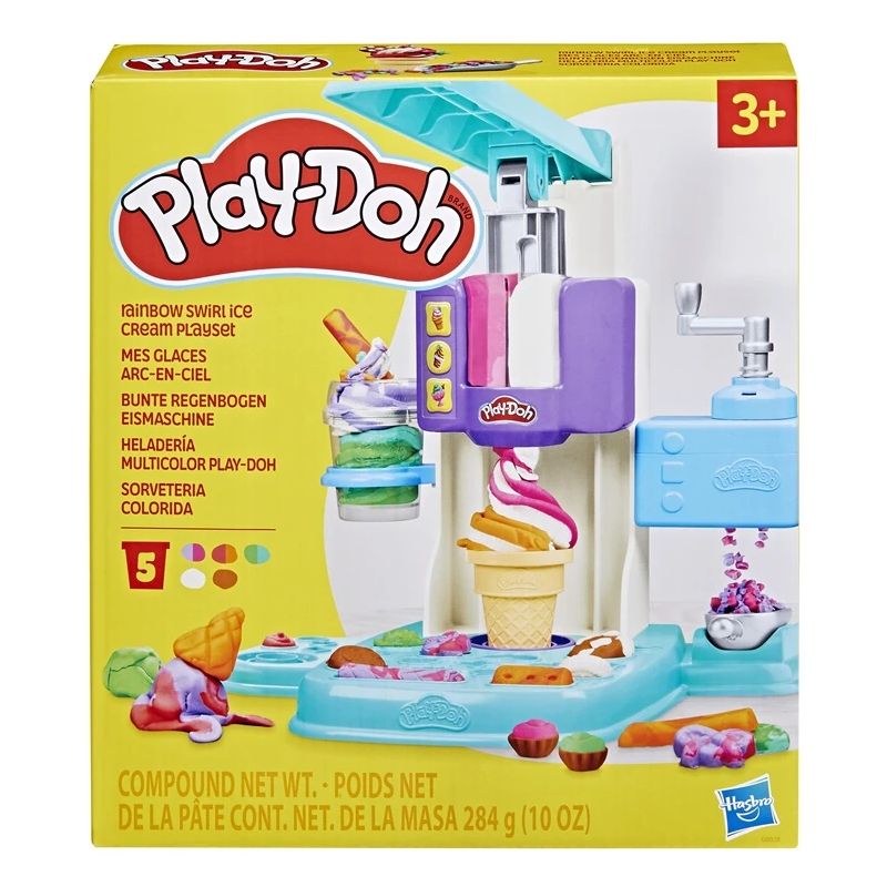 PLAY-DOH Rotaļu komplekts Saldējuma varavīksnes virpuļi