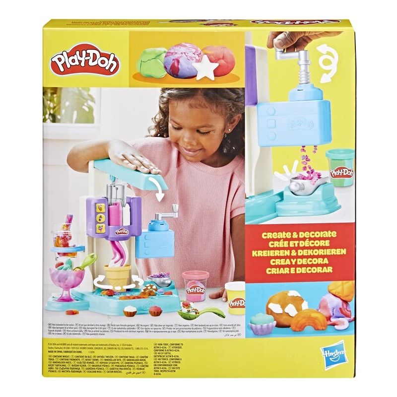 PLAY-DOH Rotaļu komplekts Saldējuma varavīksnes virpuļi