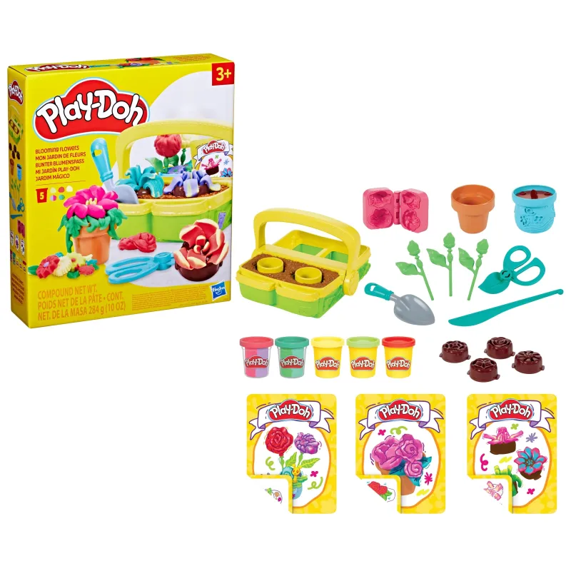 Plastilīns Hasbro Play-Doh Blooming Flowers