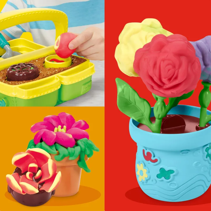 Plastilīns Hasbro Play-Doh Blooming Flowers
