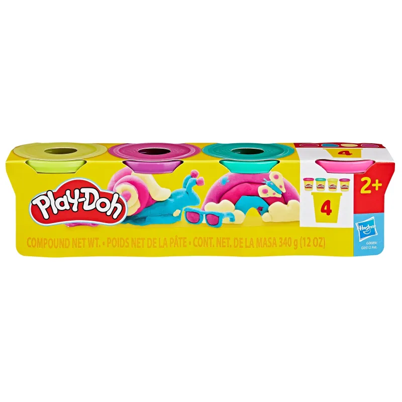 Veidošanas pasta Hasbro Play-Doh Compound 4-pack