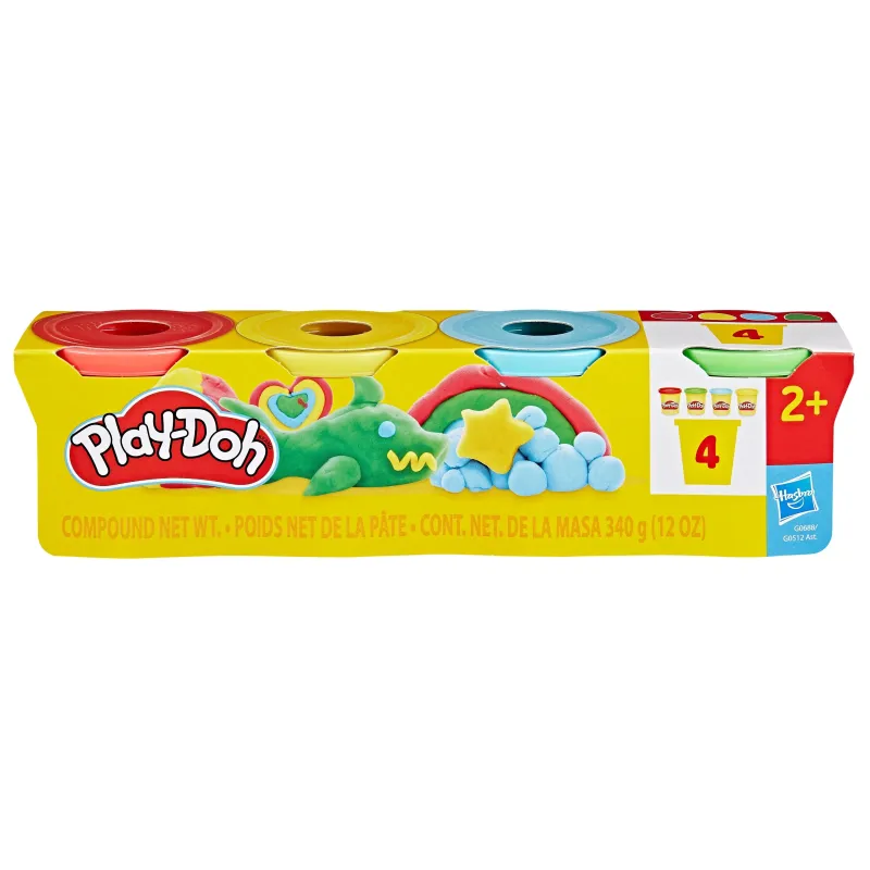 Veidošanas pasta Hasbro Play-Doh Compound 4-pack