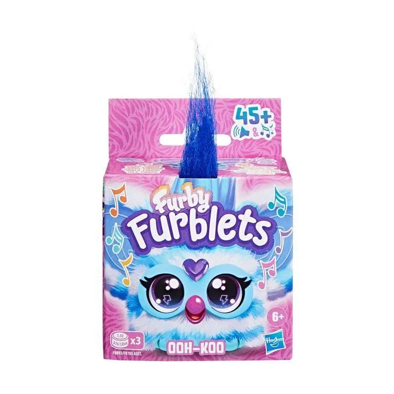 Interaktīva rotaļlieta Hasbro Furby Furby Plush Furblets F9703, daudzkrāsaina