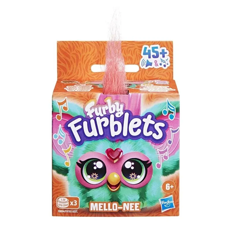 Interaktīva rotaļlieta Hasbro Furby Furby Plush Furblets F9703, daudzkrāsaina