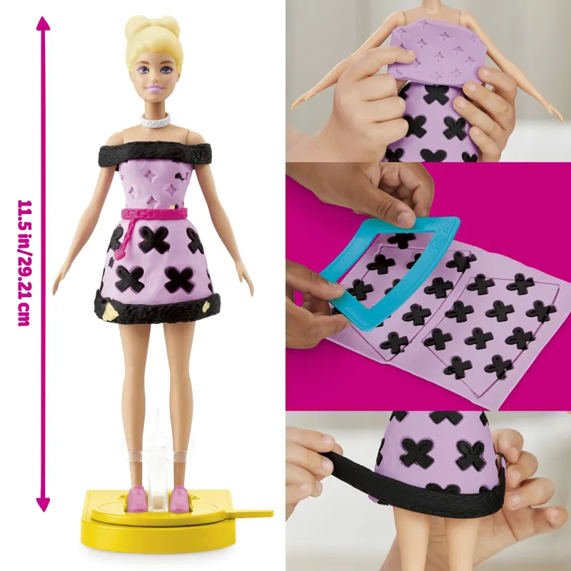 Radošs modelēšanas komplekts Hasbro Play-Doh Barbie G1356