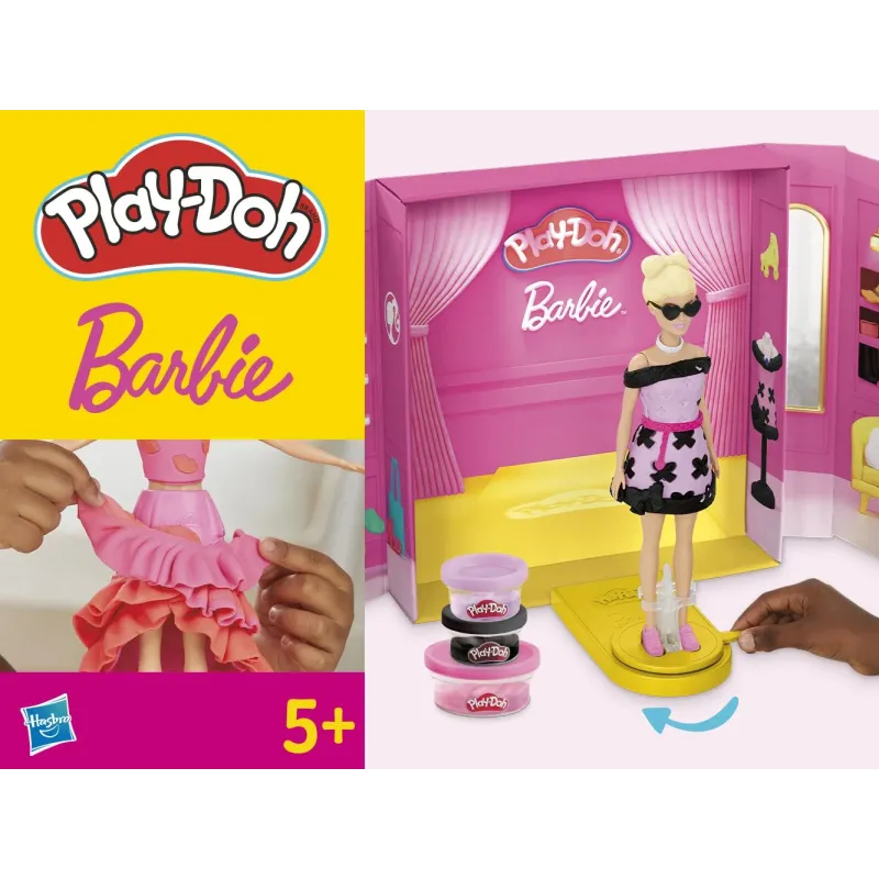 Radošs modelēšanas komplekts Hasbro Play-Doh Barbie G1356