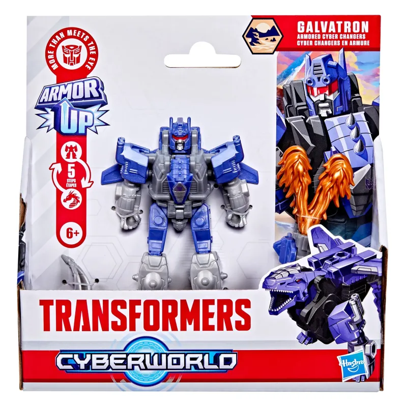 Transformers Transformers Armored Cyber Changers G0747, ,krāsa-dizains tiek izvēlēts nejauši,