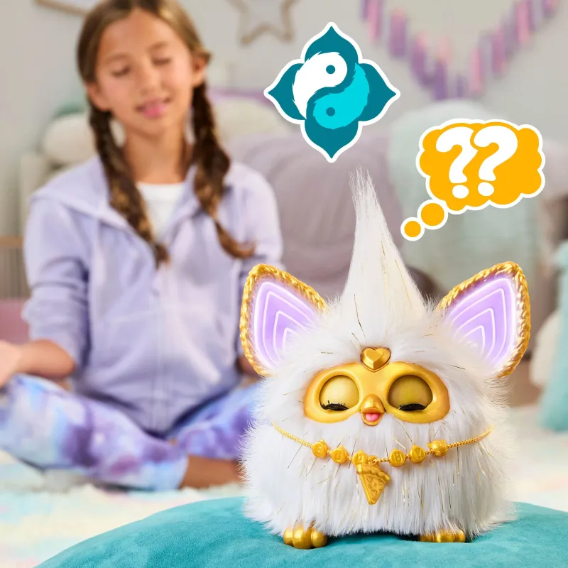 Интерактивная игрушка Hasbro Furby Gold Glam G1938, многоцветный