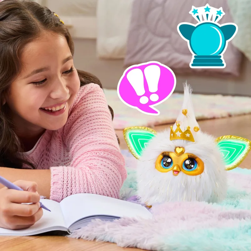 Интерактивная игрушка Hasbro Furby Gold Glam G1938, многоцветный