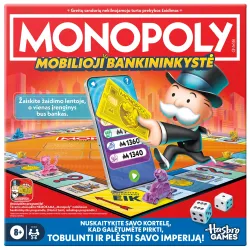 MONOPOLY Game Monopoly: Mobile Banking, in Lithuanian