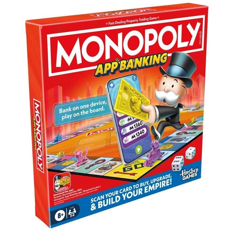 MONOPOLY Spēle „Monopols: mobilā banku darbība“, latviešu val.