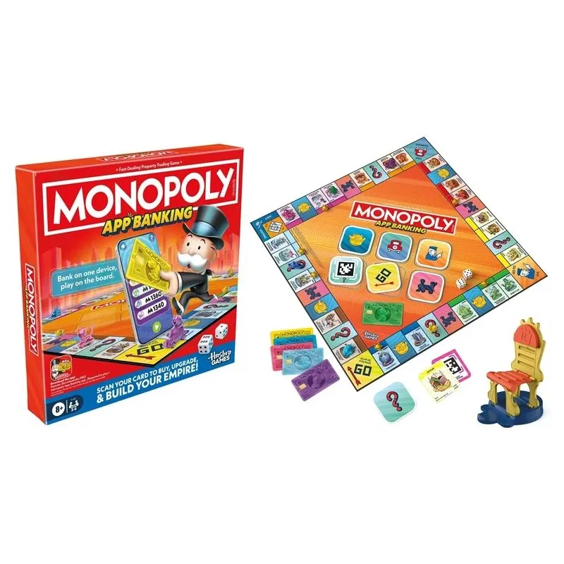 MONOPOLY Žaidimas „Monopolis: mobilioji bankininkystė“, lietuvių k.