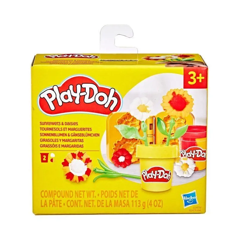 Veidošanas pasta, - Hasbro Play-Doh Lil Flowers, daudzkrāsaina