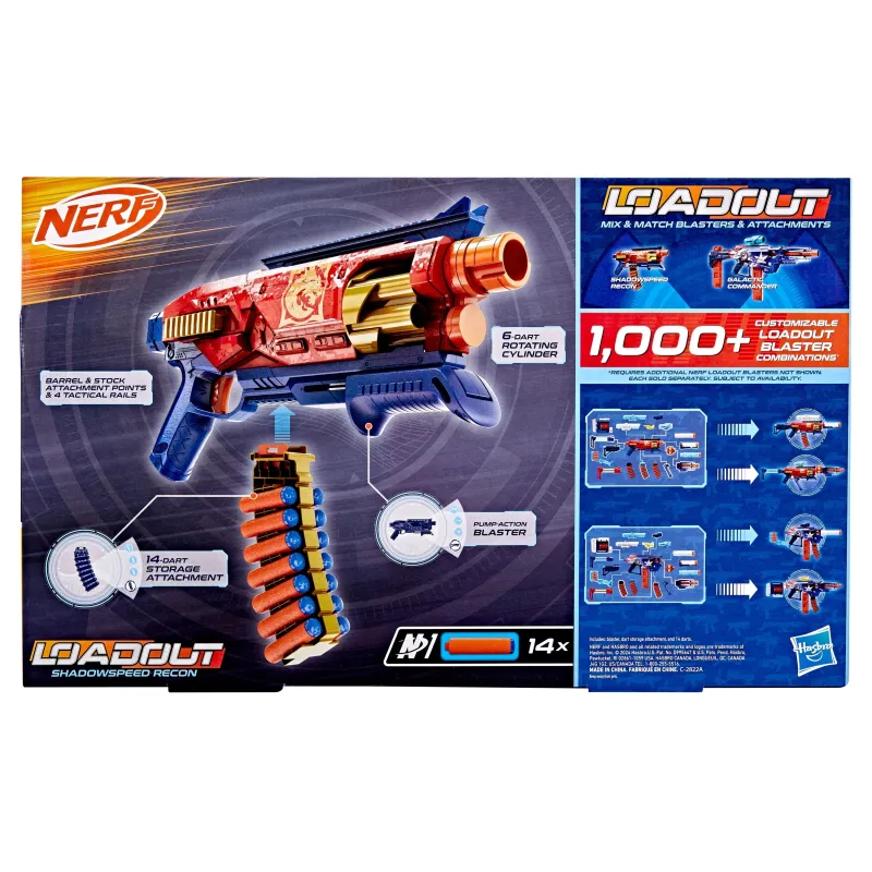 Mängurelv Hasbro Nerf Shadowspeed Recon G1759 Mitmevärviline