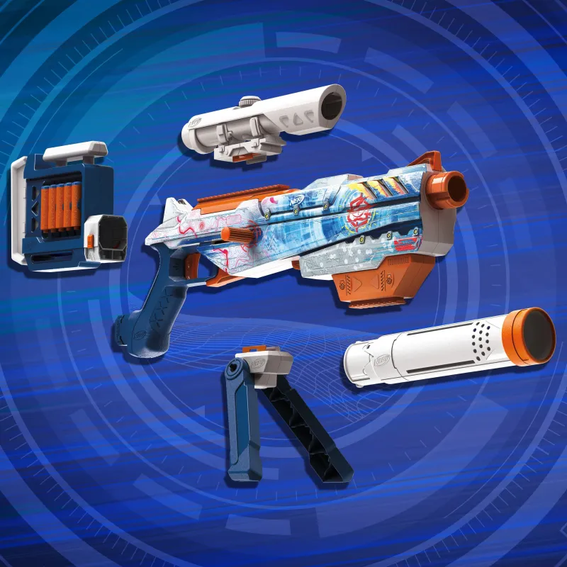 Rotaļu ierocis Hasbro Nerf Zerostriker G1763 Daudzkrāsaina