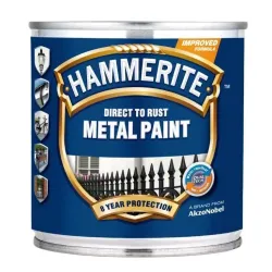 Emaliniai dažai, metalo konkstrukcijoms, apsaugant nuo korozijos Hammerite Smooth, blizgus, 0.25 l, tamsiai ruda sp.