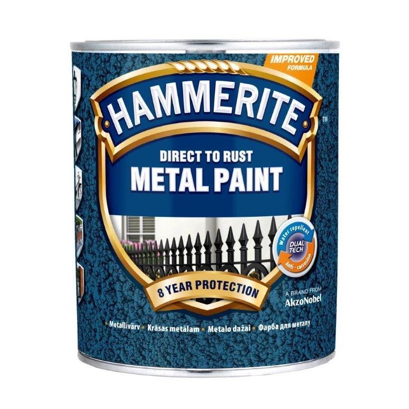 Krāsa hammerite melns āmurkalums 750ml