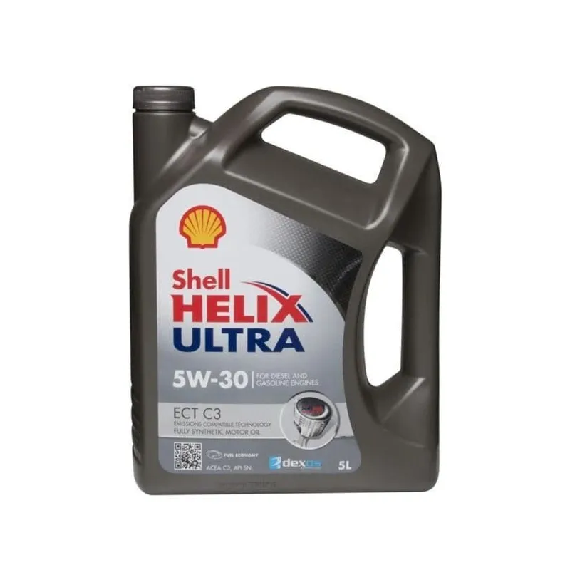 Motoreļļa Shell Ultra ECT C3 5W - 30, sintētiskais, 5 l