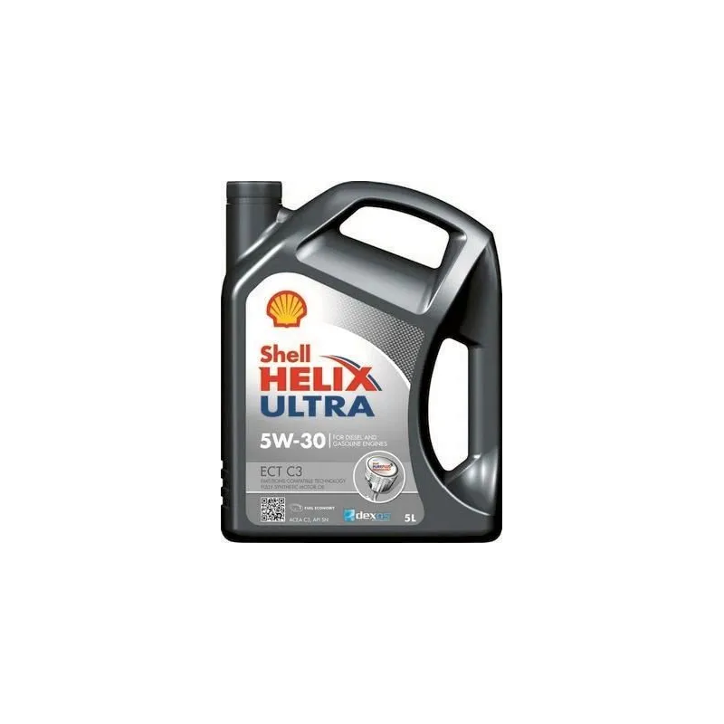 Motoreļļa Shell Ultra ECT C3 5W - 30, sintētiskais, 5 l