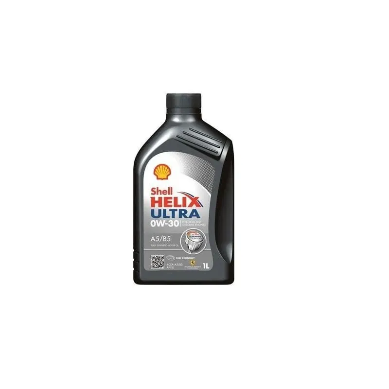 Motoreļļa Shell Helix Ultra A5-B5 0W - 30, sintētiskais, 1 l